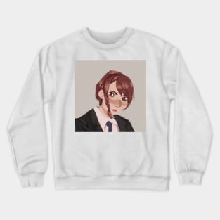 Girl in suit Crewneck Sweatshirt